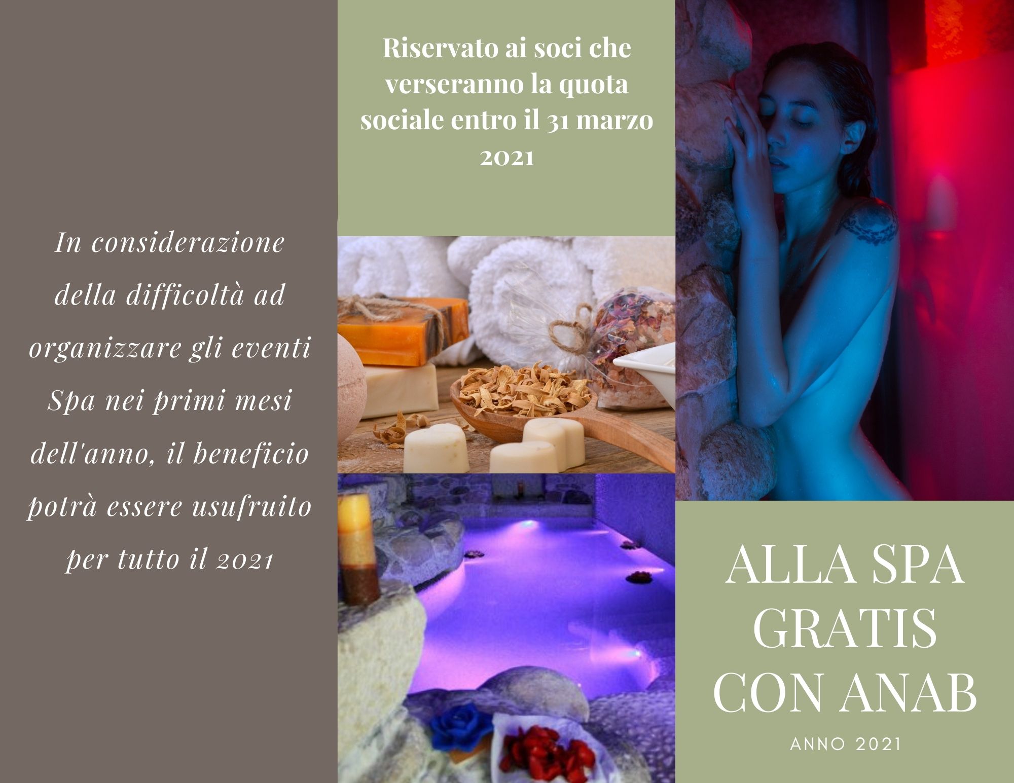 Alla Spa Gratis con ANAB